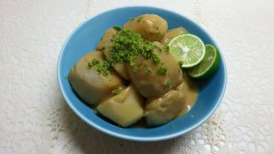 里芋の柚子みそ煮