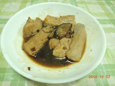 チャーシューなす