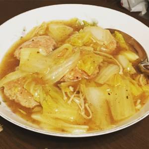 豚だんごと白菜のとろとろ煮