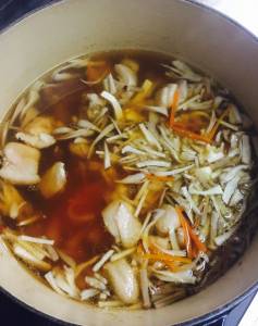 きのこスープ鍋