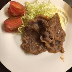 豚肉の甘酒みそ焼き