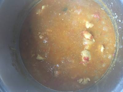 トマトチキンカレー