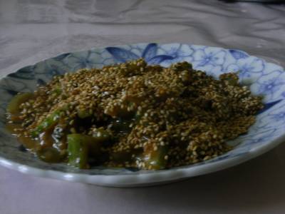 ゴーヤーのみそきんぴら