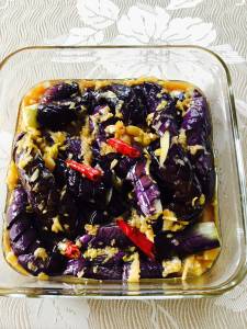 揚げなすの中国風南蛮漬け