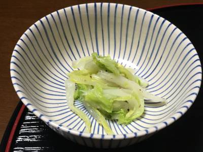 白菜のサッと煮