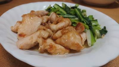 鶏むね肉のしょうが焼き