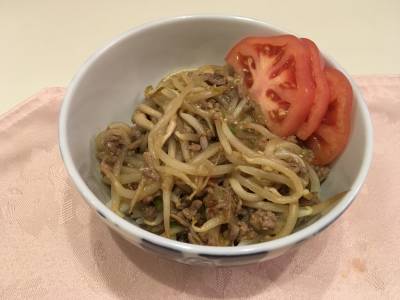 もやしの中華丼