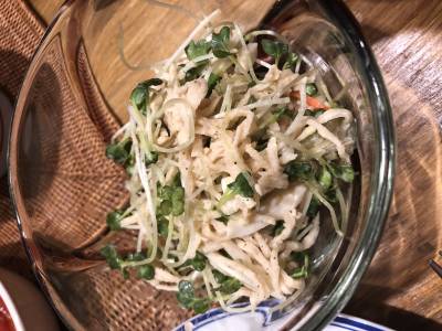 切干大根の卵たっぷりサラダ