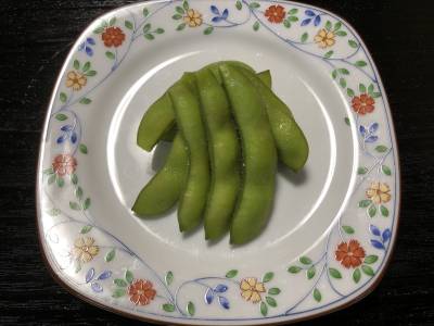 枝豆の塩ゆで