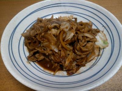 キャベツと豚肉のみそ炒め