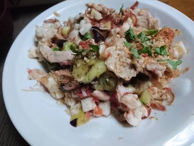 夏の豚なす 梅おかか風味