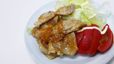 豚肉のみそしょうが焼き