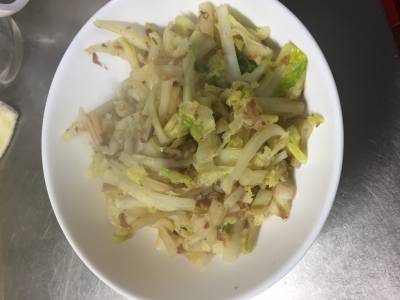 白菜のおかか炒め