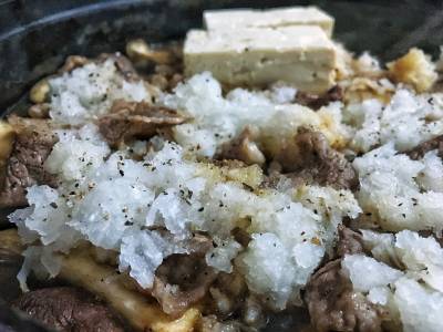 みぞれすき焼き