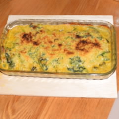かきとほうれんそうのカレー風味グラタン