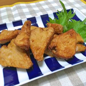 かつおのからし竜田揚げ