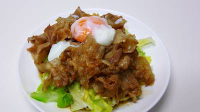 しょうが豚の甘辛焼き丼