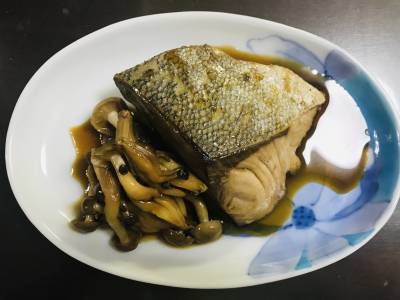 ぶりのフライパン照り焼き