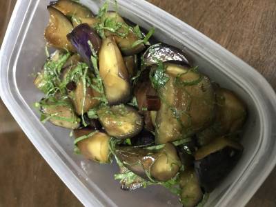 なすの酸っぱ炒め