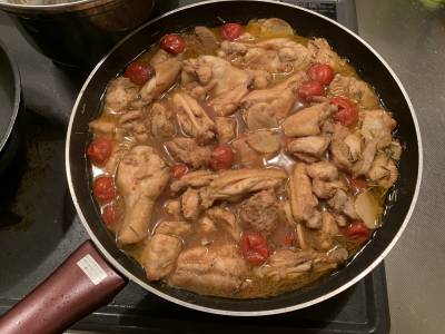 チキンのみそトマト煮込み