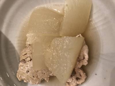 とうがんと鶏ひき肉の煮物