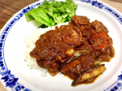 トマトとえびの夏カレー