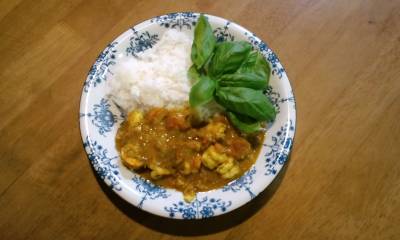 トマトとえびの夏カレー