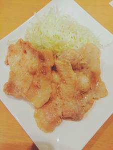 豚のしょうが焼き