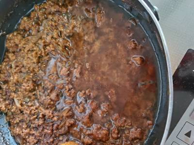 甜麺醤(ティエンメンジァン)を使った肉みそ