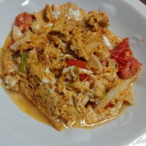 トマトと卵の炒め物