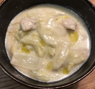 白菜のホワイトシチュー