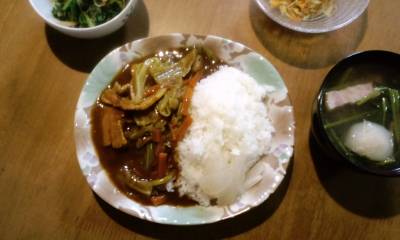 炒め野菜カレー