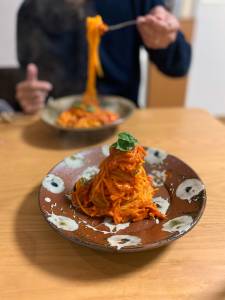 トマトソーススパゲッティ