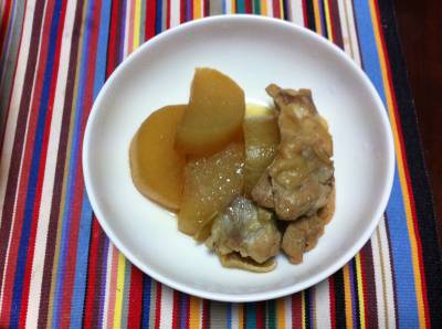 大根と鶏肉の煮物