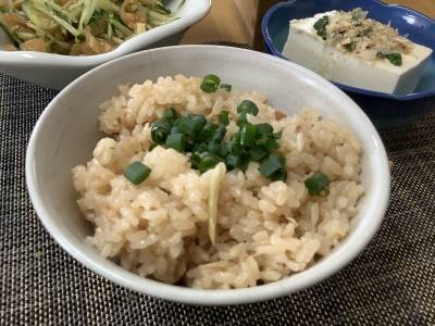 ツナの和風炊き込みご飯