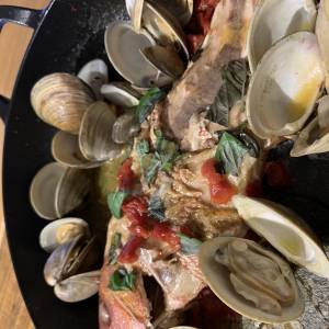 あじのアクアパッツァ