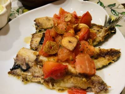 いわしのガーリックオイル焼き