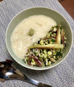 しば漬けのとろろご飯