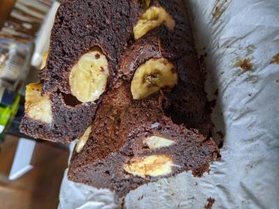 バナナたっぷりブラウニー