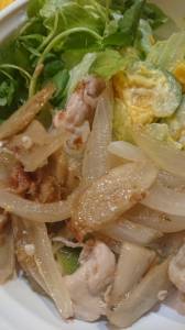 梅肉入りしょうが焼き