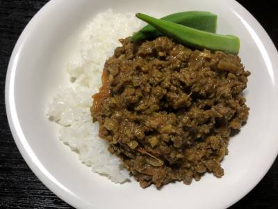 さっぱりキーマカレー