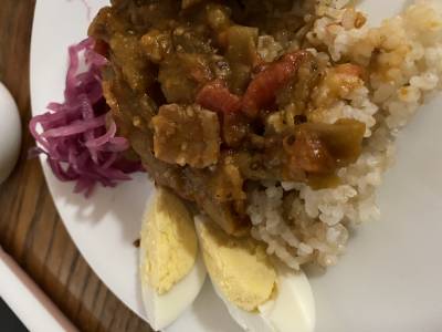 山ほどなすカレー