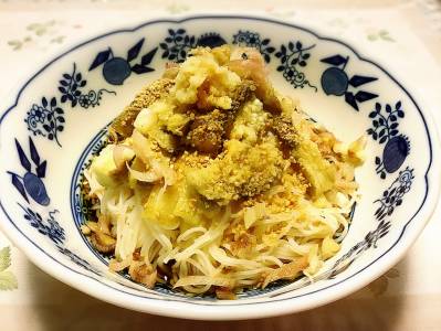 焼きなすそうめん