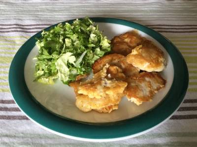 鶏むね肉の黄金焼き