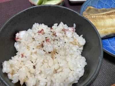 たこの炊き込みご飯