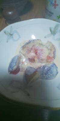 いちじくの豆乳チーズ白あえ