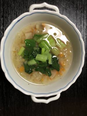 刻み野菜スープ