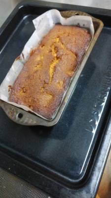 キャラメルりんごのパウンドケーキ