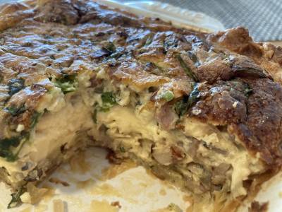 きのこのキッシュ