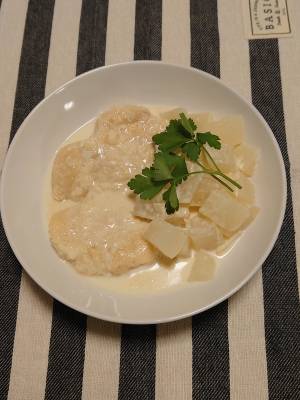 大根と鶏肉のクリーム煮